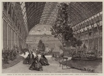 Interior of the Fine Arts Exhibition at the Palace of Industry, Paris